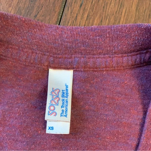 American Apparel Tri-Blend Track Shirt - Picture 2 of 3